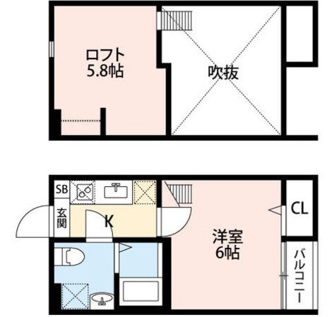 新松戸駅 徒歩3分 1階の物件間取画像